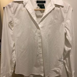 Ralph Lauren no iron button down polo